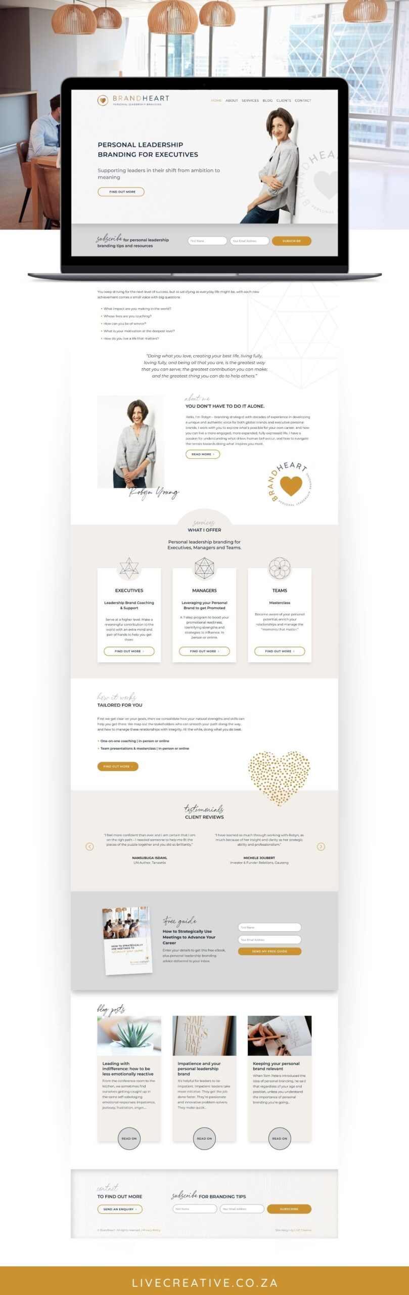 Brandheart Website